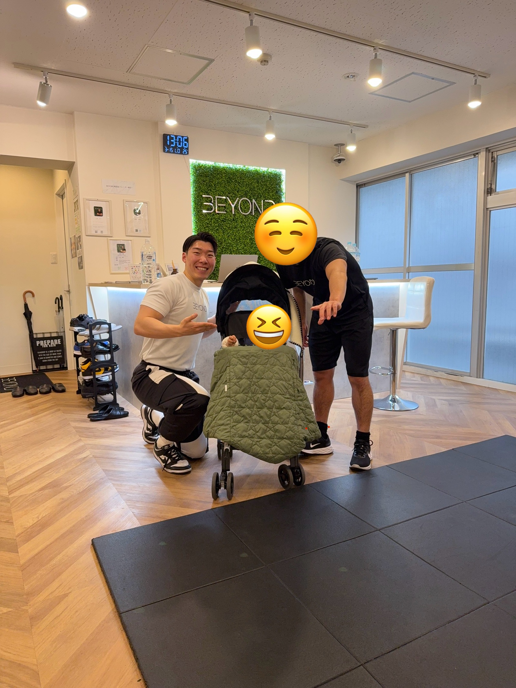 【お客様とお子様とのスリーショット📸】